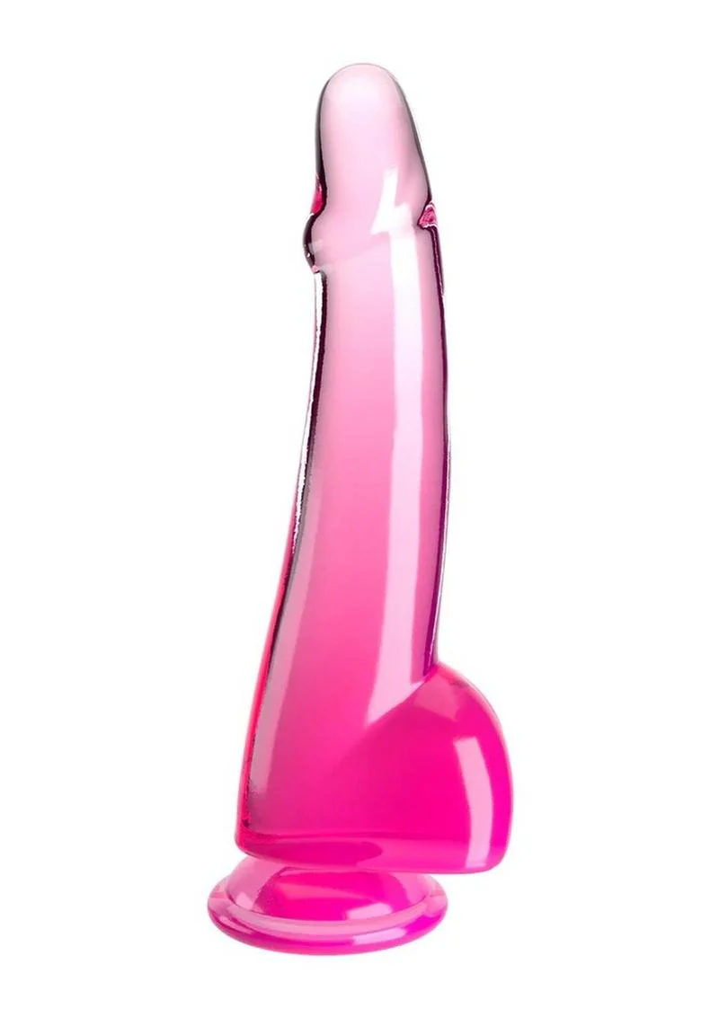 King Cock Clear Dildo with Balls - Image 26