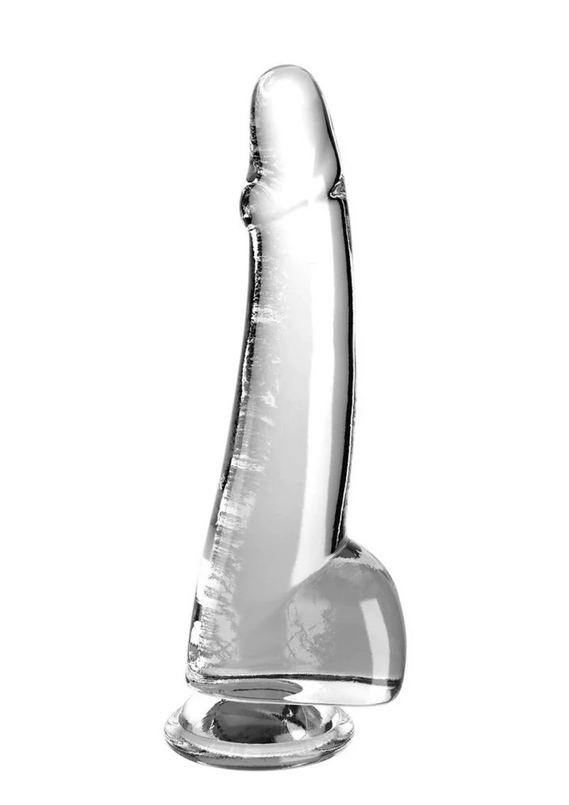 King Cock Clear Dildo with Balls - Image 28