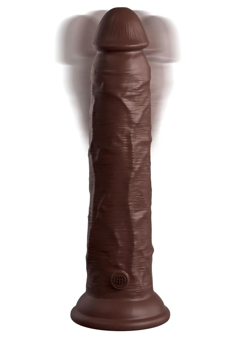 King Cock Elite Dual Density Vibrating Rechargeable Silicone Dildo with Remote Control Dildo - Image 11