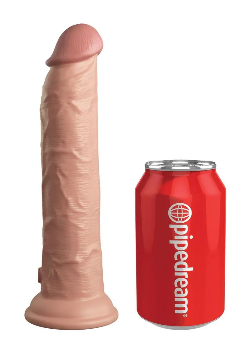 King Cock Elite Dual Density Vibrating Rechargeable Silicone Dildo with Remote Control Dildo - Image 14