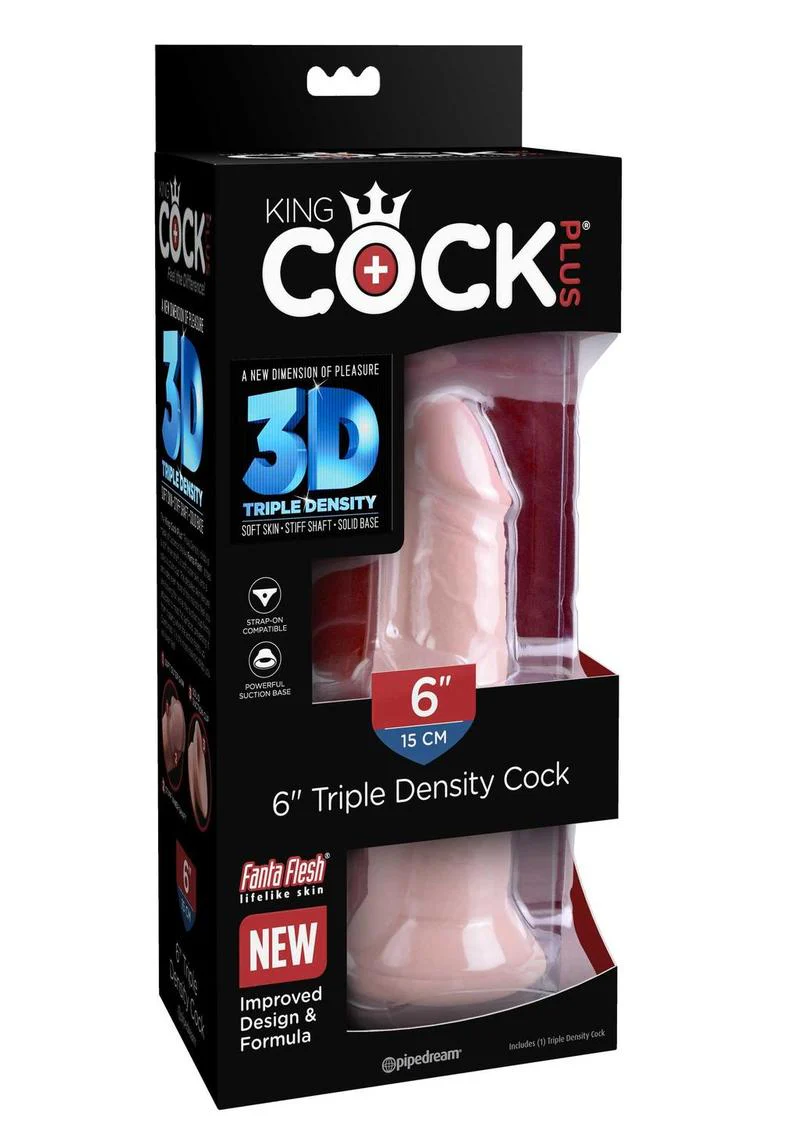 King Cock Plus Triple Density Dildo - Image 12