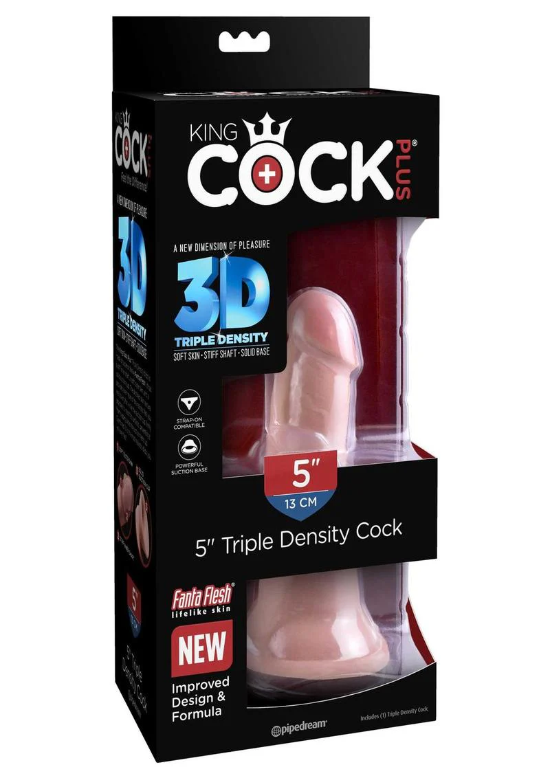 King Cock Plus Triple Density Dildo - Image 5