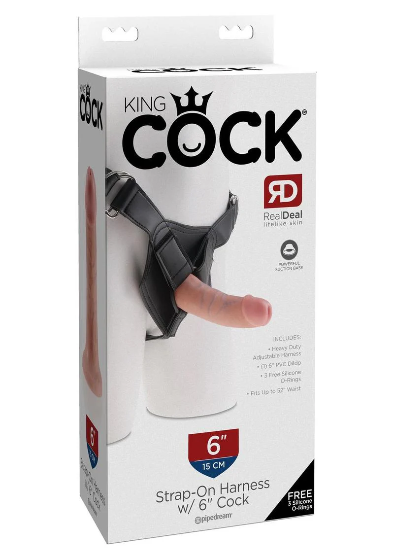 King Cock Strap-On Harness with Dildo - Image 4