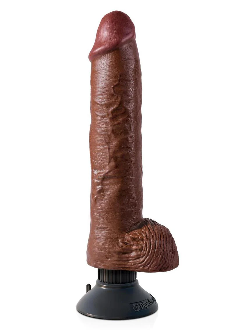 King Cock Vibrating Dildo with Balls - Image 6