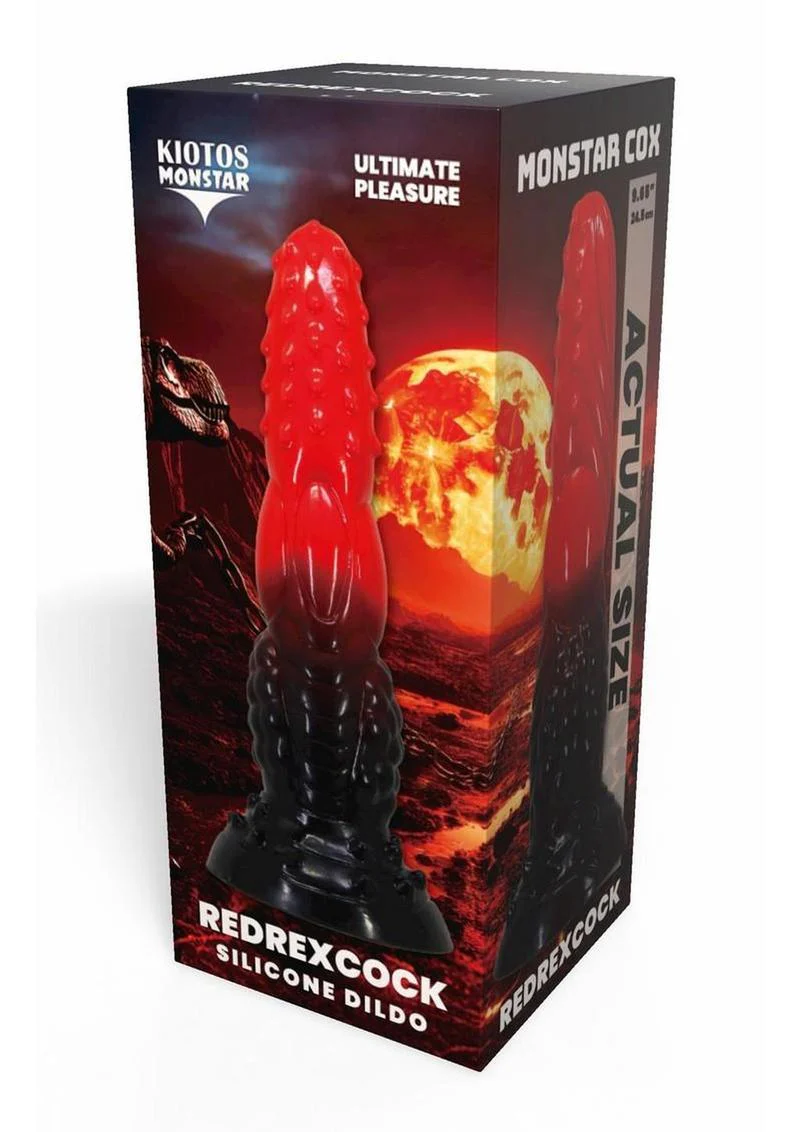 Kiotos Monstar Cox Redrex Silicone Cock with Suction Cup