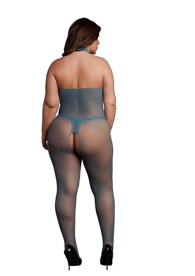 Le Desir Fishnet Lace Bodystocking - Image 6