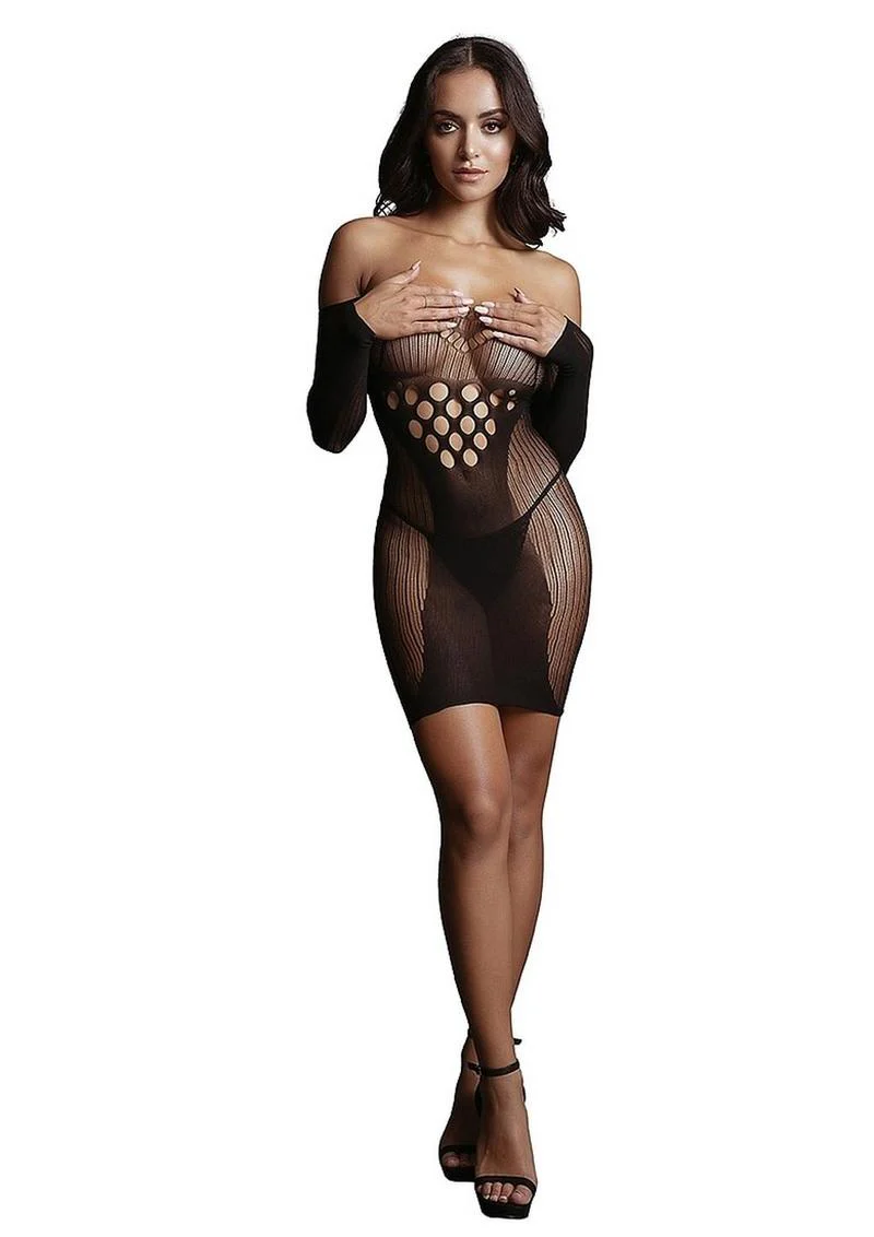 Le Desir Long Sleeved Mini Dress
