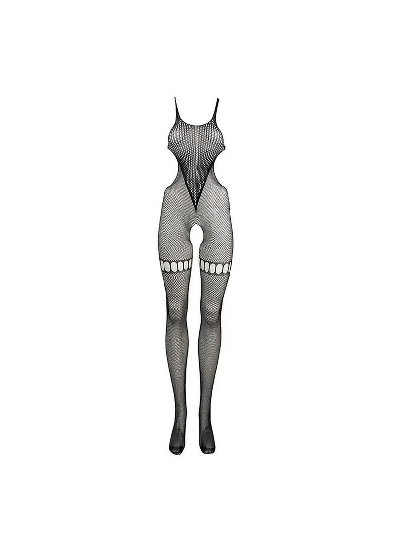 Le Desir Net High Neck Bodystocking - Image 4