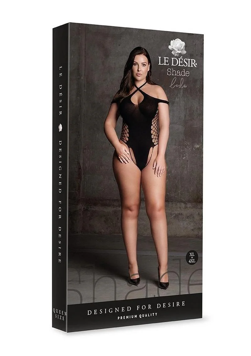 Le Desir Shade Leda Xiii Body with Crossed Neckline and Off Shoulder Straps - Image 7