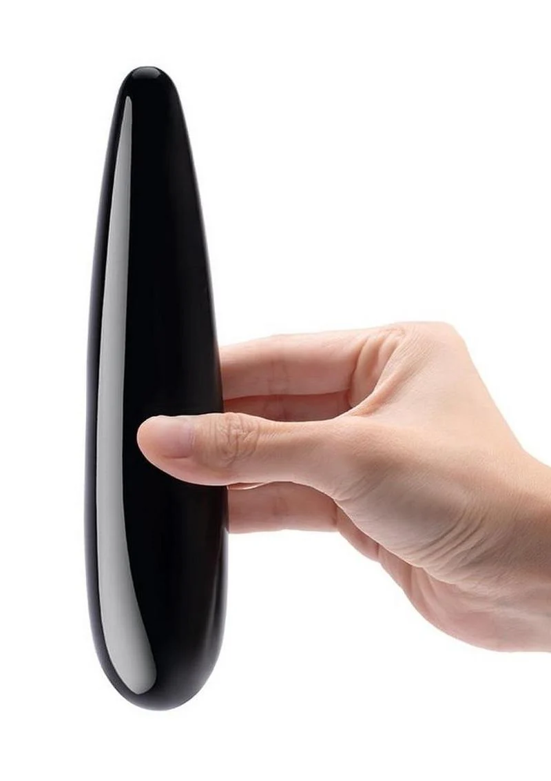 Le Wand Crystal Wand Probe with Silicone Ring - Black Obsidian - Image 2