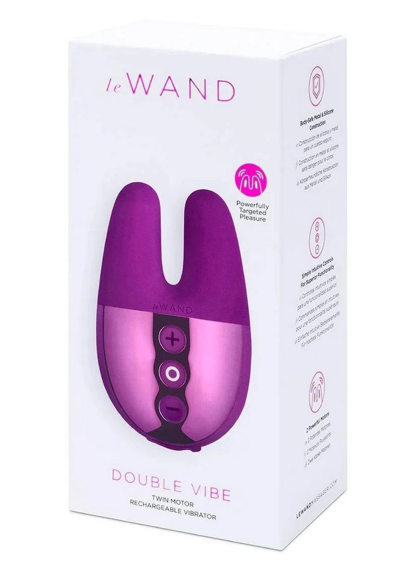Le Wand Double Vibe Rechargeable Silicone Rabbit Vibrator - Image 6