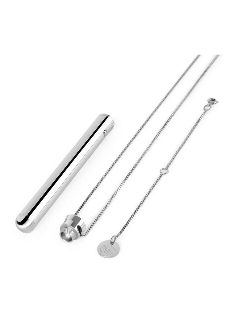 Le Wand Vibrating Necklace Rechargeable Silicone Discreet Vibrator - Image 4