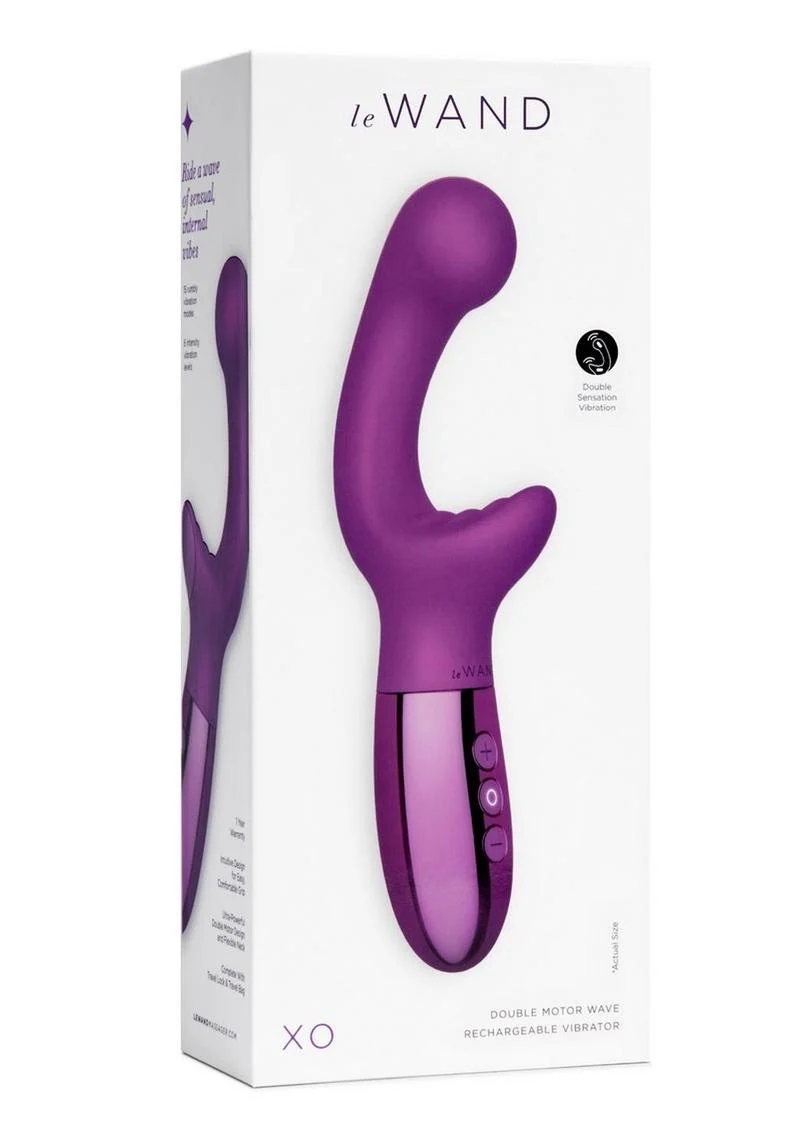 Le Wand Xo Rechargeable Silicone Dual Stimulating Vibrator - Image 7