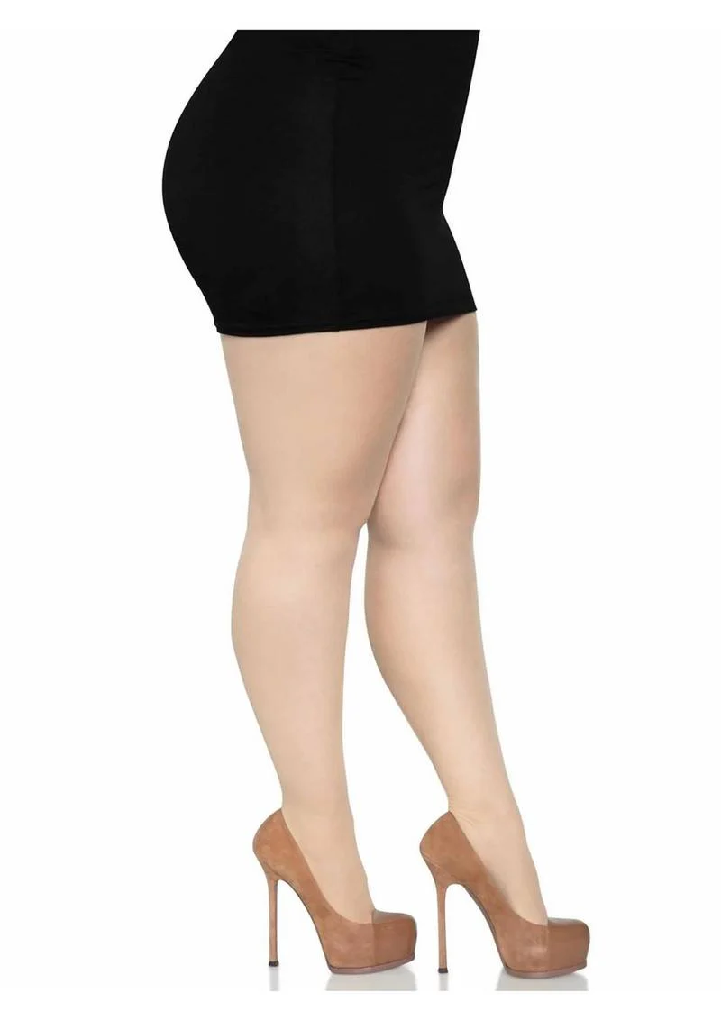 Leg Avenue Backseam Sheer Pantyhose - 1x-2x - Image 3