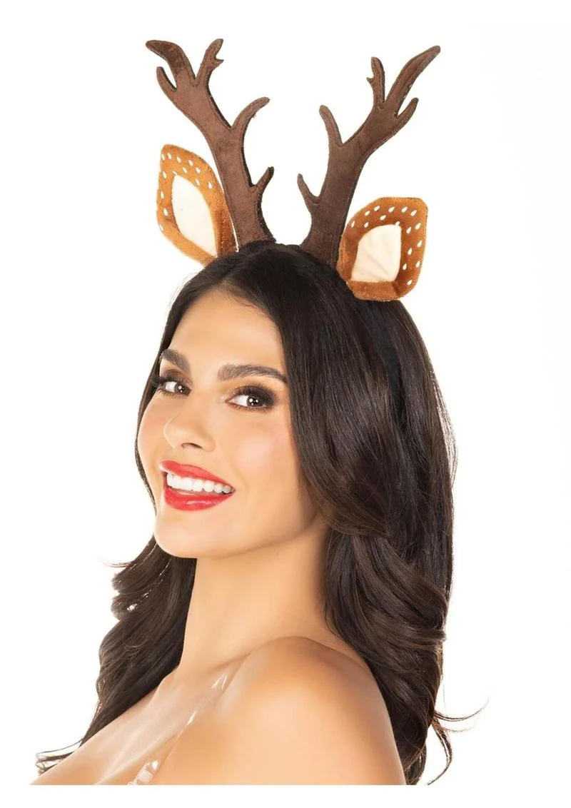 Leg Avenue Fawn Ear Antler Headband - Image 3