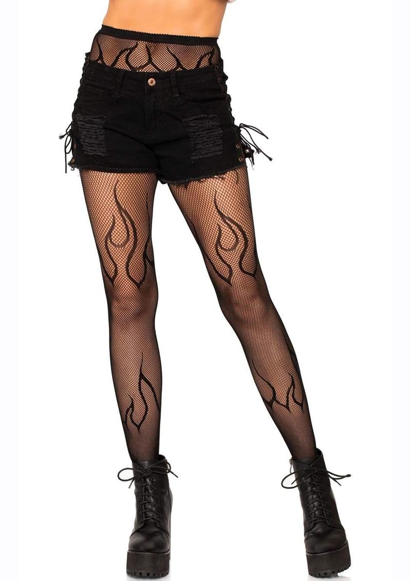 Leg Avenue Flame Net Tights - Image 8
