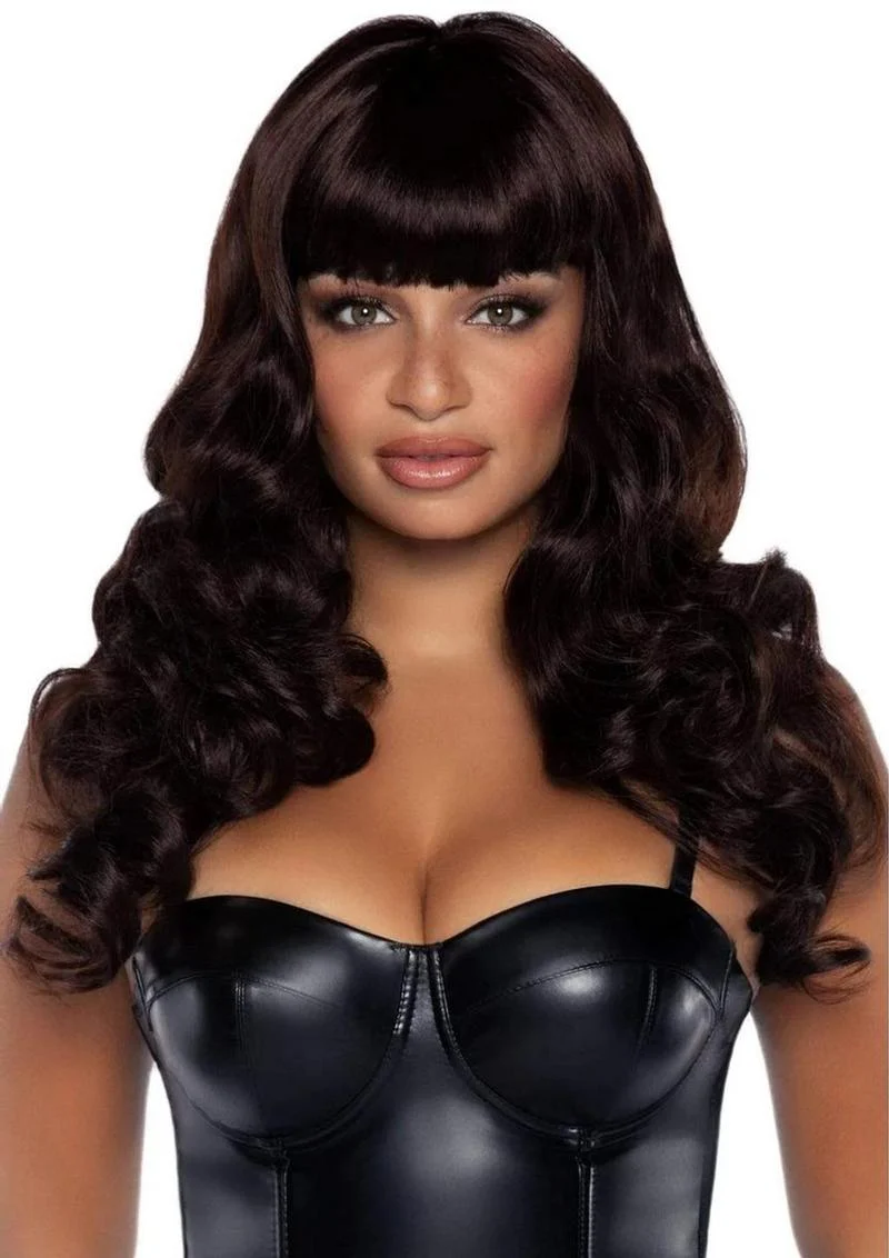 Leg Avenue Misfit Long Wavy Bang Wig - Image 6