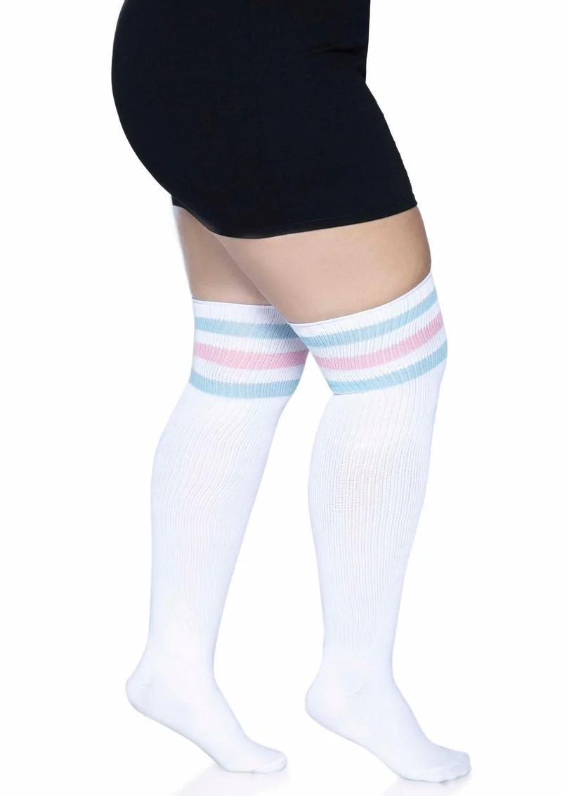 Leg Avenue Over The Knee Athletic Socks - Image 4