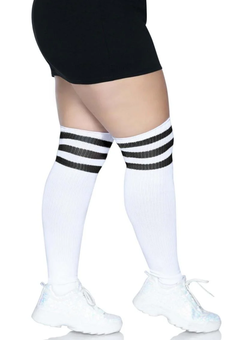 Leg Avenue Over The Knee Athletic Socks - Image 7