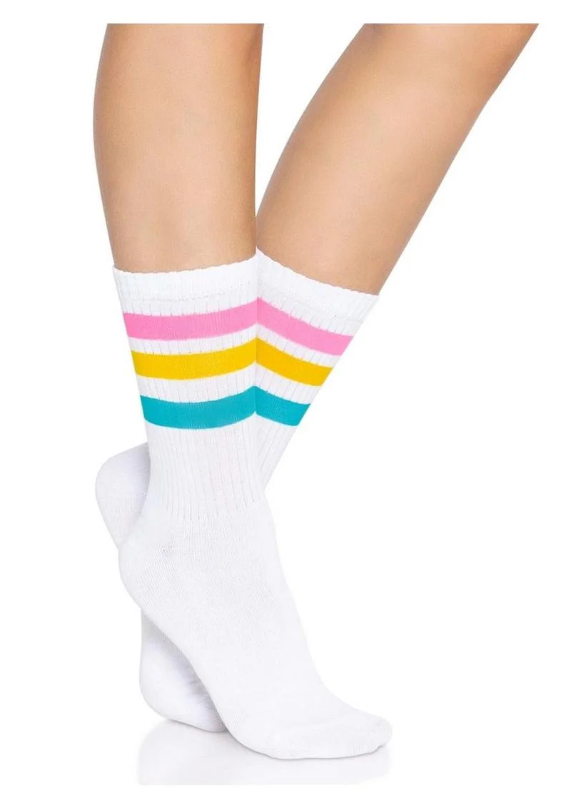 Leg Avenue Pride Crew Socks Pansexual - Image 2