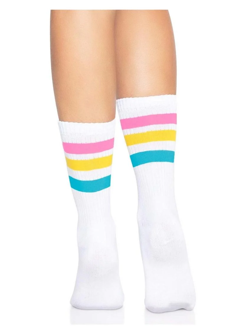 Leg Avenue Pride Crew Socks Pansexual - Image 4