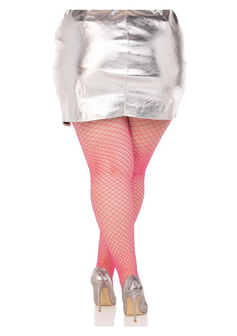Leg Avenue Spandex Industrial Net Tights - 1x-2x - Image 11