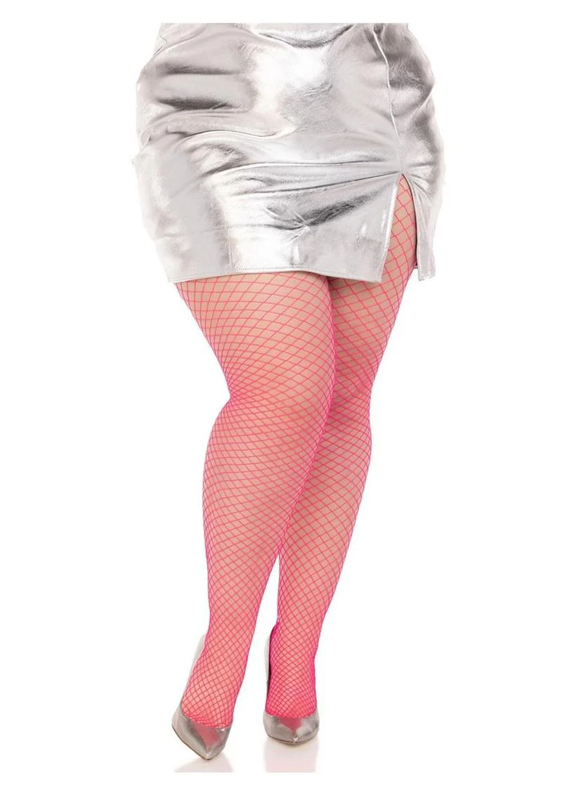 Leg Avenue Spandex Industrial Net Tights - 1x-2x - Image 12