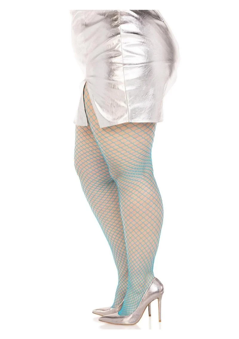 Leg Avenue Spandex Industrial Net Tights - 1x-2x - Image 15
