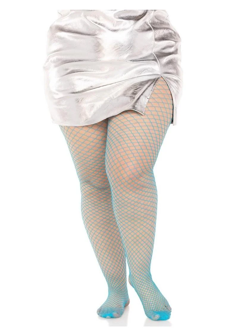 Leg Avenue Spandex Industrial Net Tights - 1x-2x - Image 17