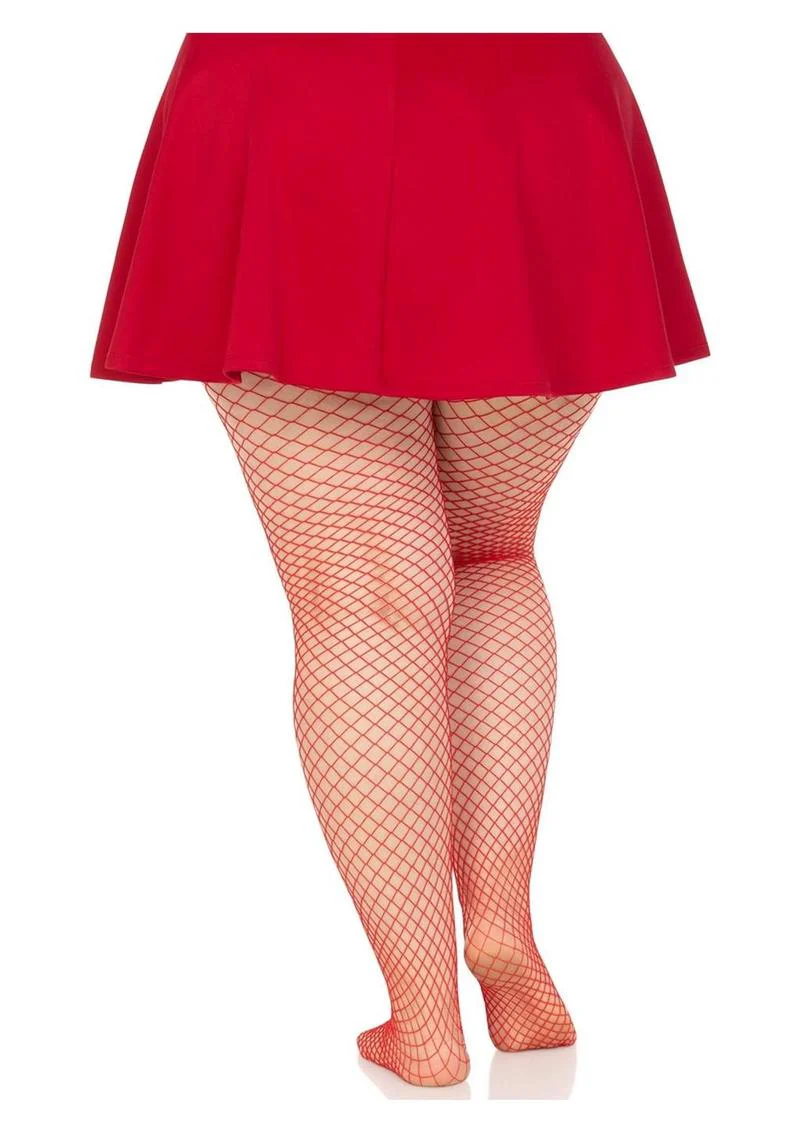 Leg Avenue Spandex Industrial Net Tights - 1x-2x - Image 5