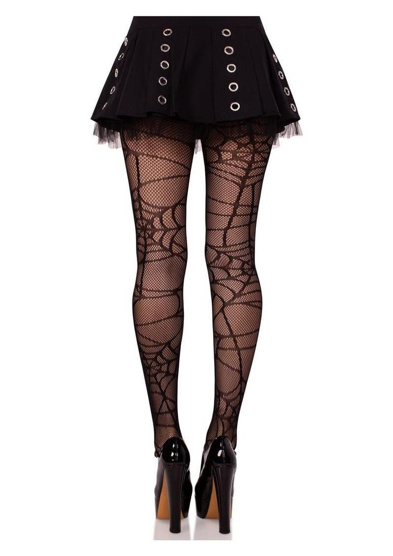 Leg Avenue Spiderweb Net Tights - Image 3