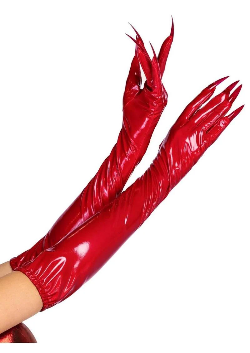 Leg Avenue Vinyl Claw Gloves - Image 3