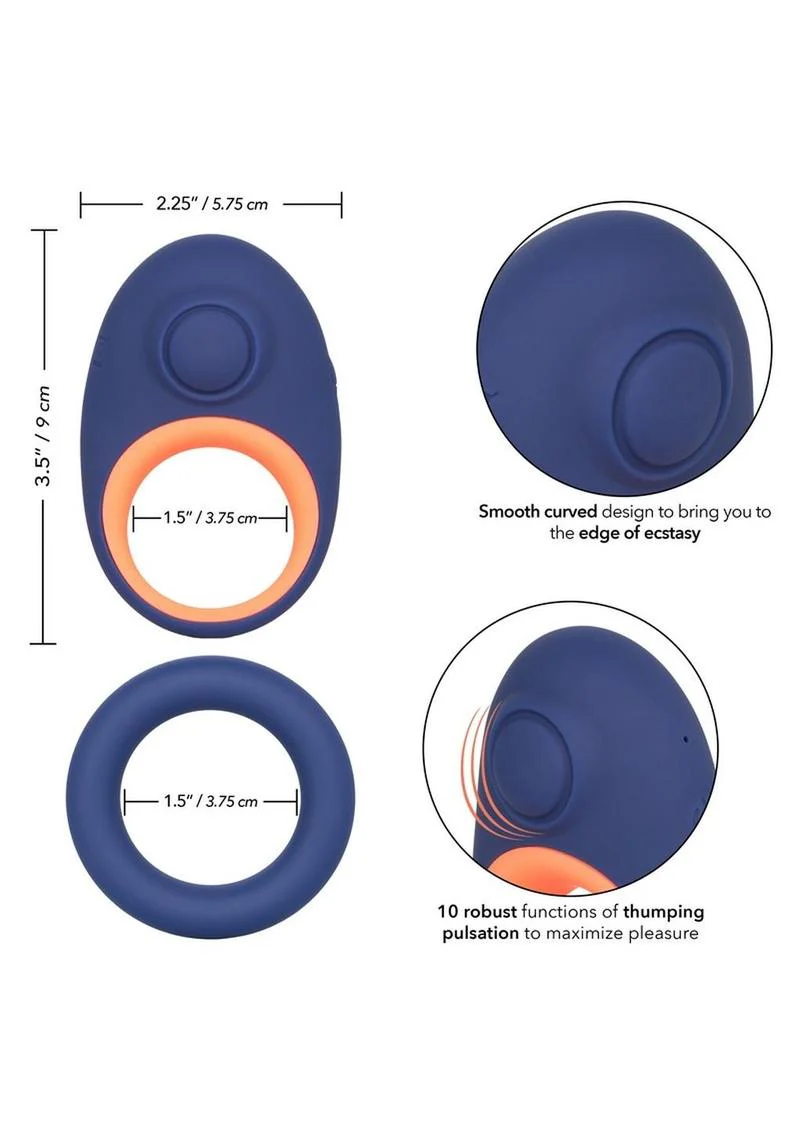 Link Up Verge Silicone Vibrating Cock Ring - Image 2