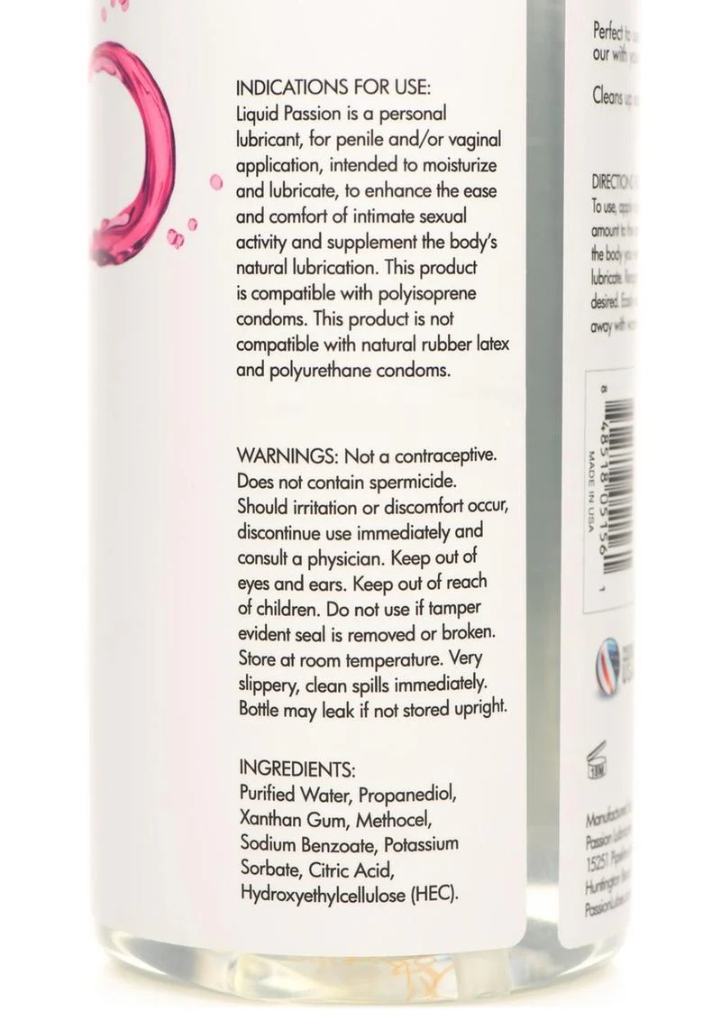 Liquid Passion Natural Lubricant - Image 4