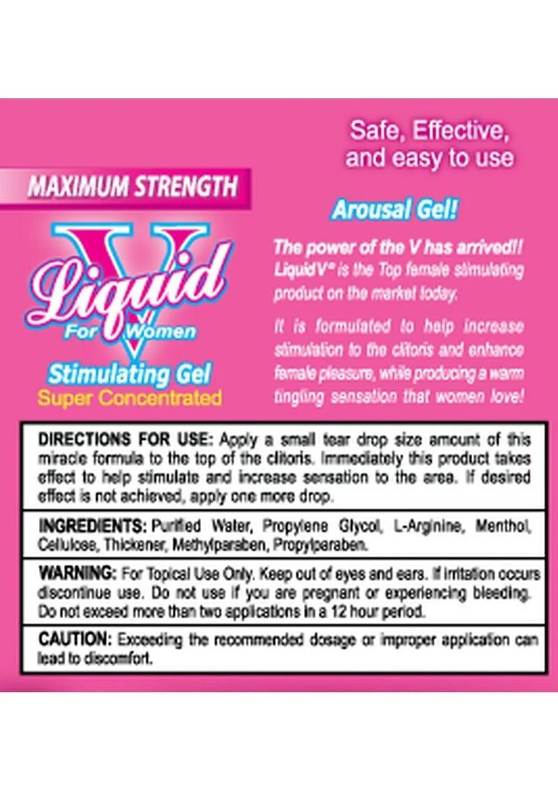 Liquid V Famle Stimulating Gel