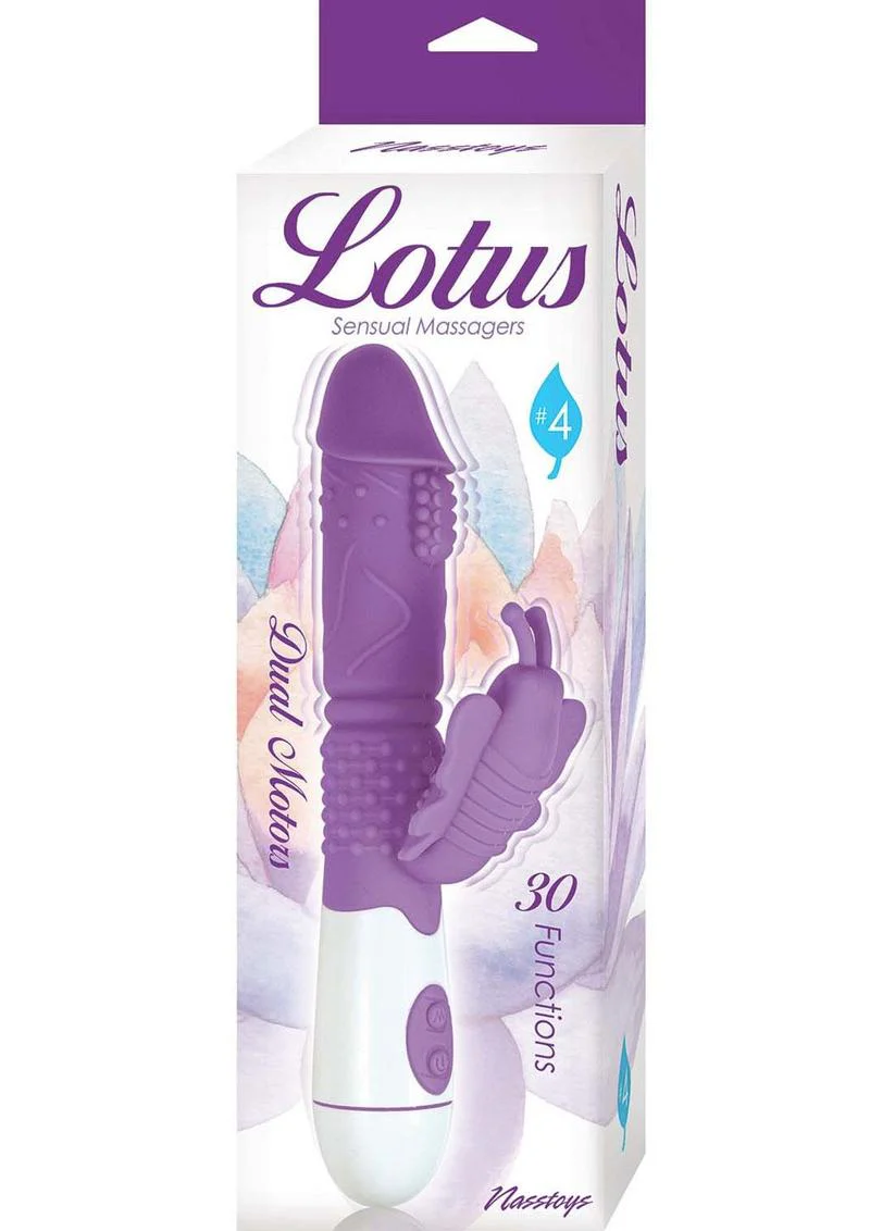 Lotus Sensual Massager #4 Silicone Rabbit Vibrator - Image 5