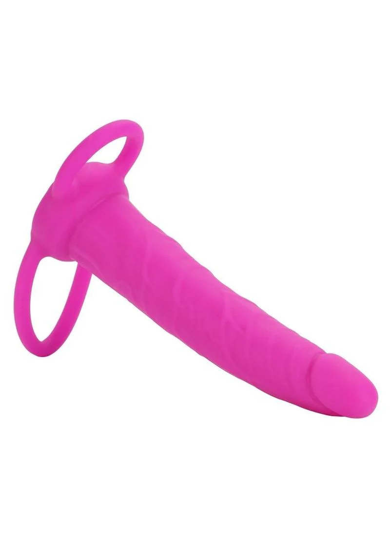 Love Rider Silicone Dual Penetrator Dildo Cock Ring - Image 6