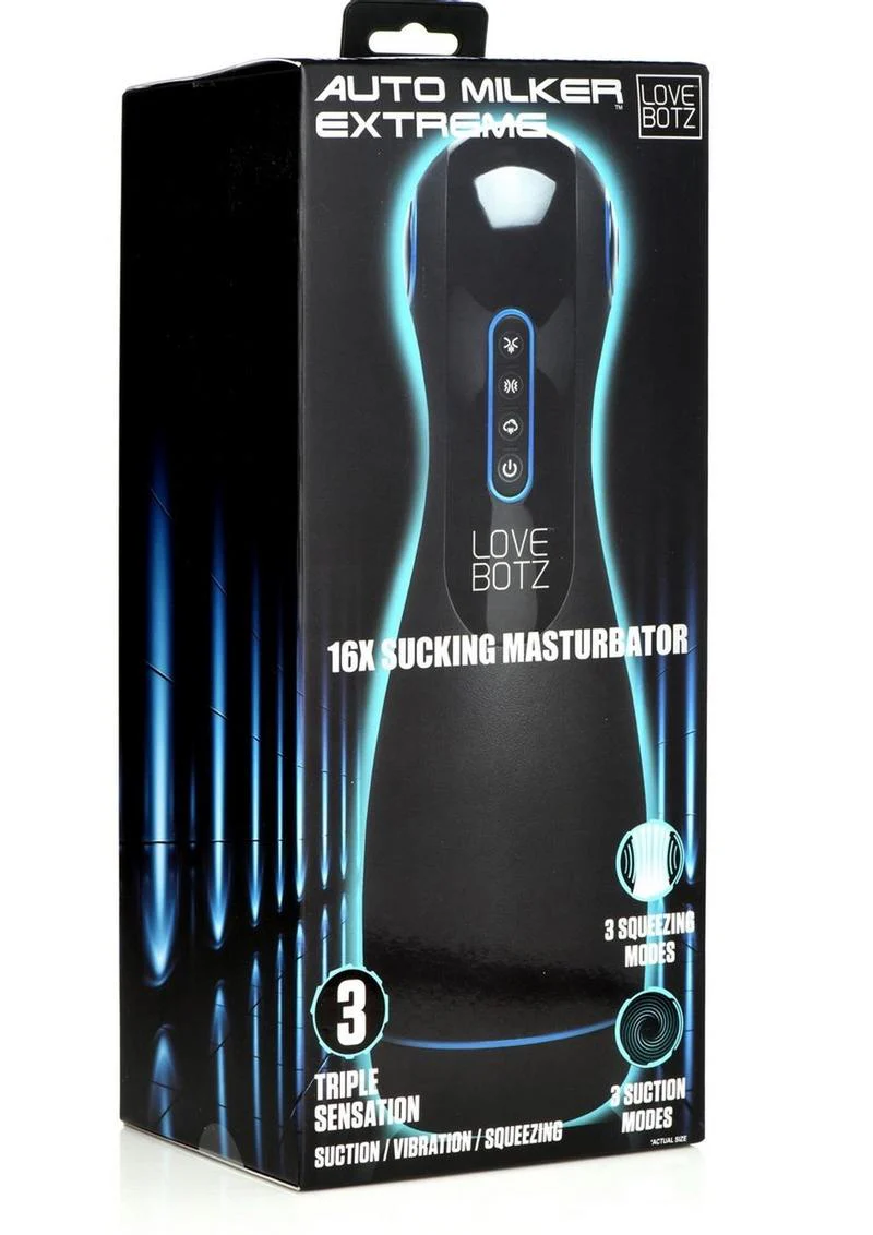 Lovebotz Auto Milker Extreme Rechargeable 16x Sucking Masturbator - Image 3