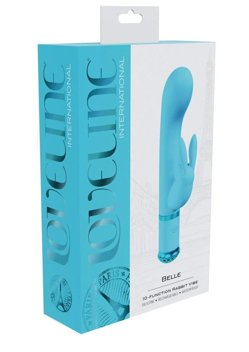 Loveline Belle 10 Function Rechargeable Silicone Rabbit Vibrator - Image 2