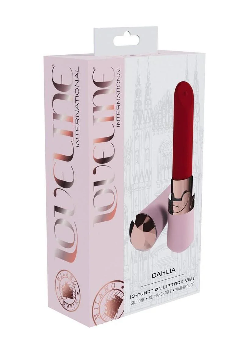 Loveline Dahlia 10 Function Silicone Lipstick Vibrator - Image 6
