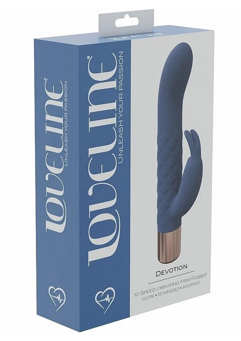 Loveline Devotion Silicone Rechargeable 10 Speed Mini Rabbit - Image 4