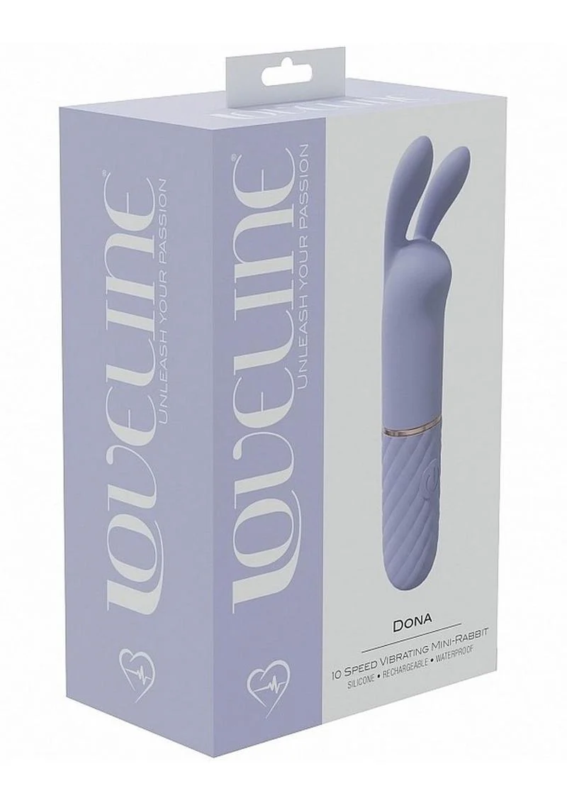 Loveline Dona Mini Rabbit Silicone Rechargeable Vibrator - Image 4