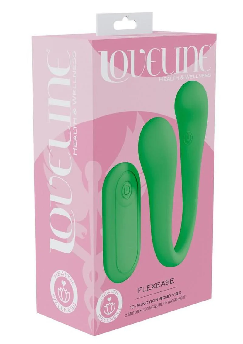 Loveline Flexease Bend 10 Function Rechargeable Silicone Vibrator - Image 2