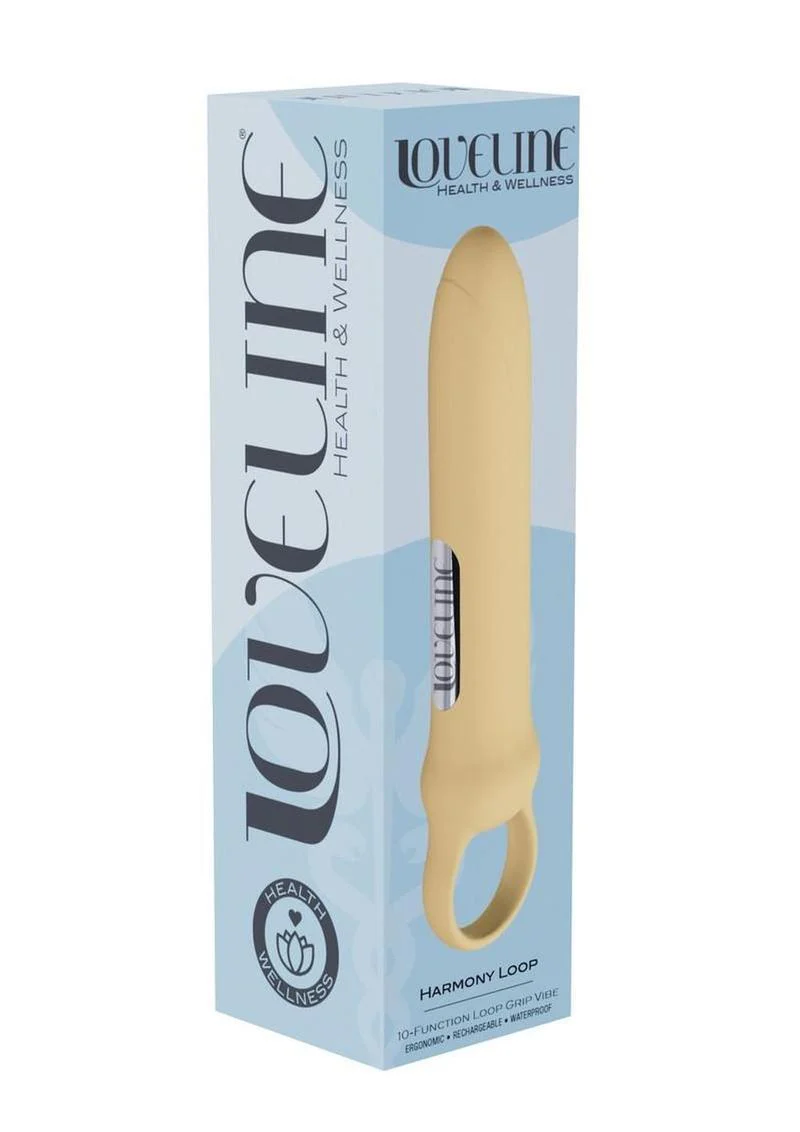 Loveline Harmony Loop Grip Vibe Ergonomic 10 Function Silicone Bullet Massager - Image 5