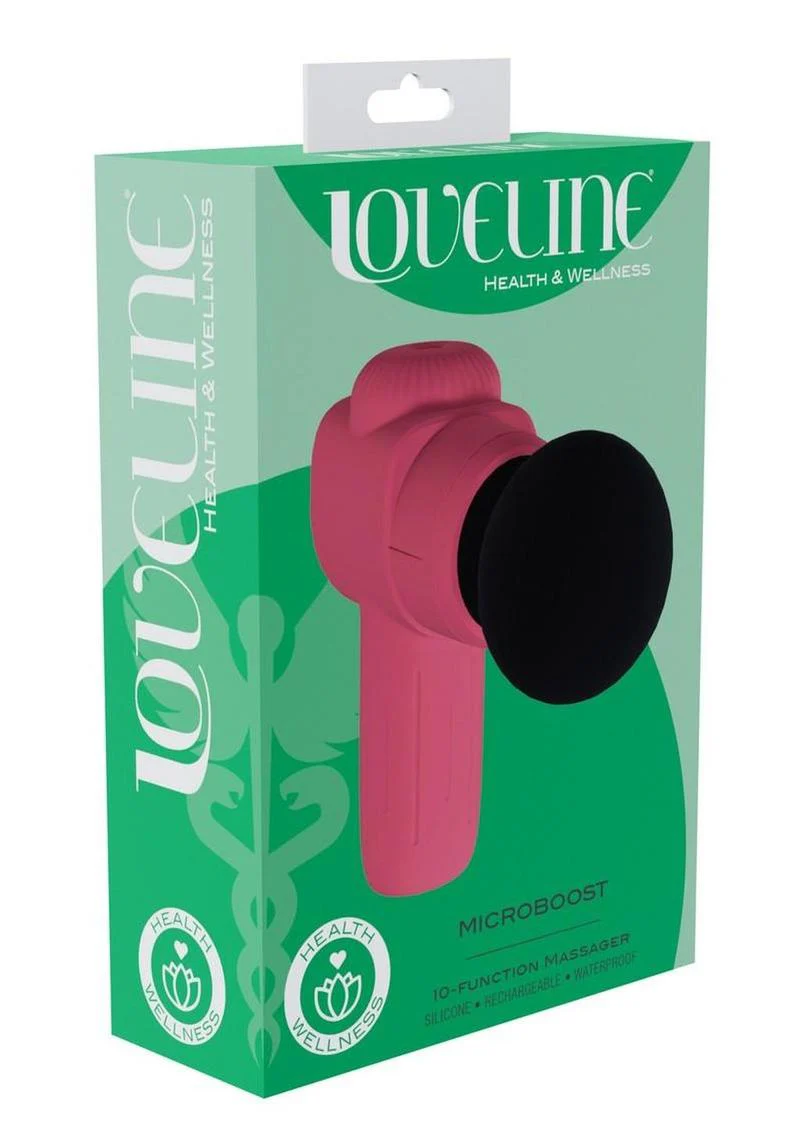 Loveline Microboost 10 Function Vibrating Rechargeable Silicone Massager - Image 6