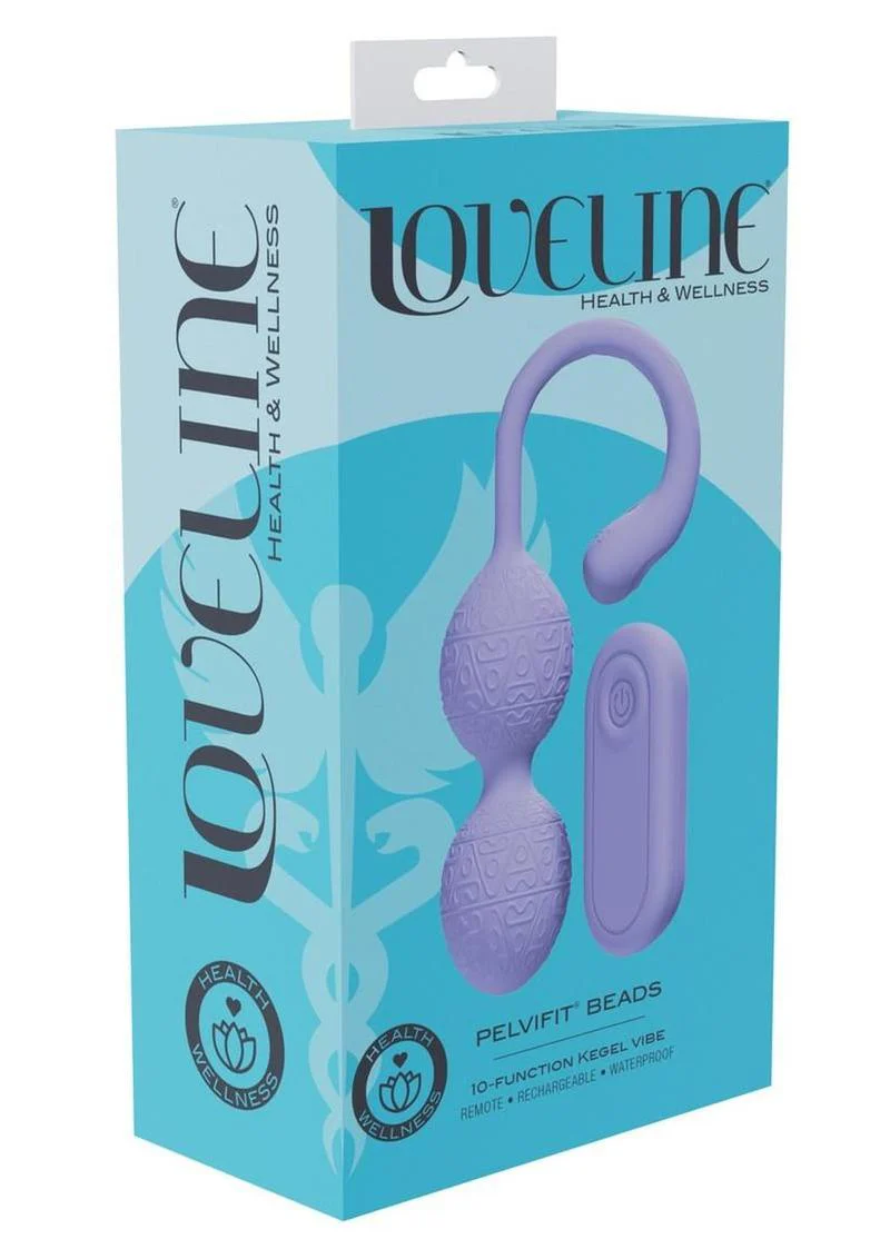 Loveline Pelvifit Beads 10 Function Vibrating Rechargeable Silicone Kegel Vibe with Remote Control - Image 6
