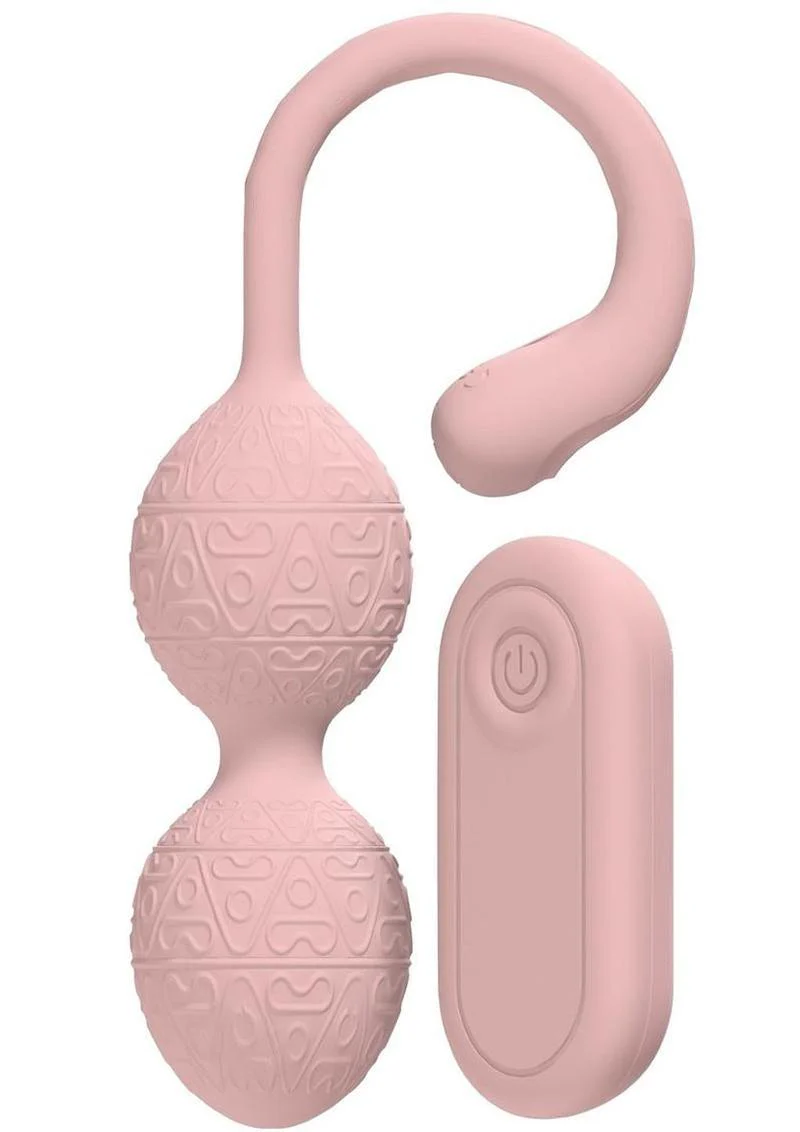 Loveline Pelvifit Beads 10 Function Vibrating Rechargeable Silicone Kegel Vibe with Remote Control - Image 8