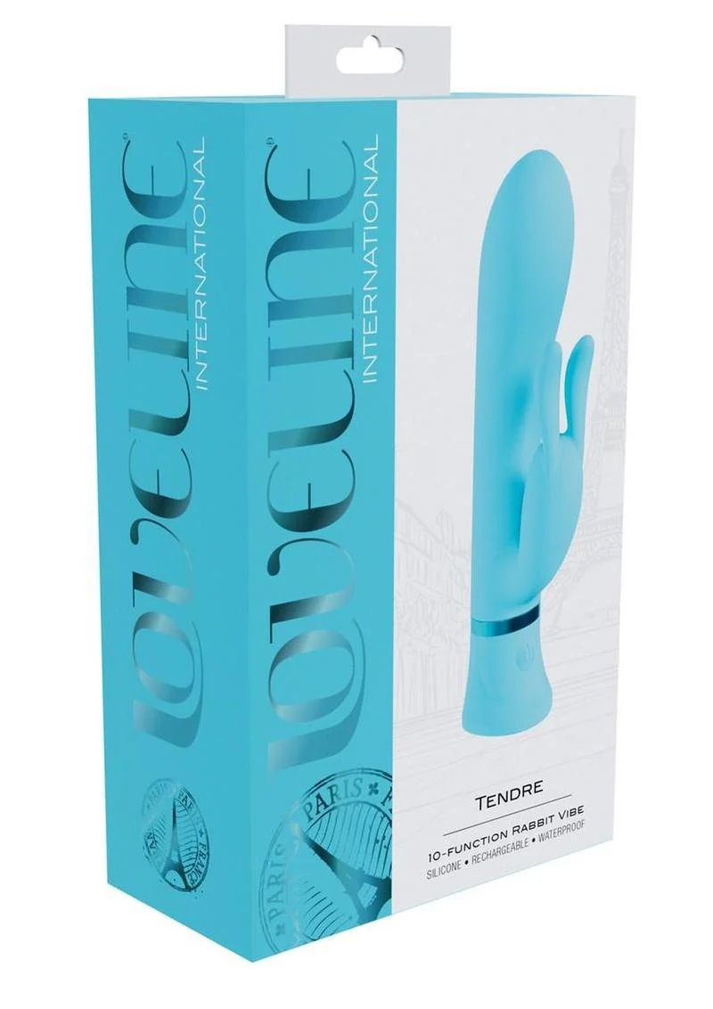 Loveline Tendre 10 Function Rechargeable Silicone Rabbit Vibrator - Image 2