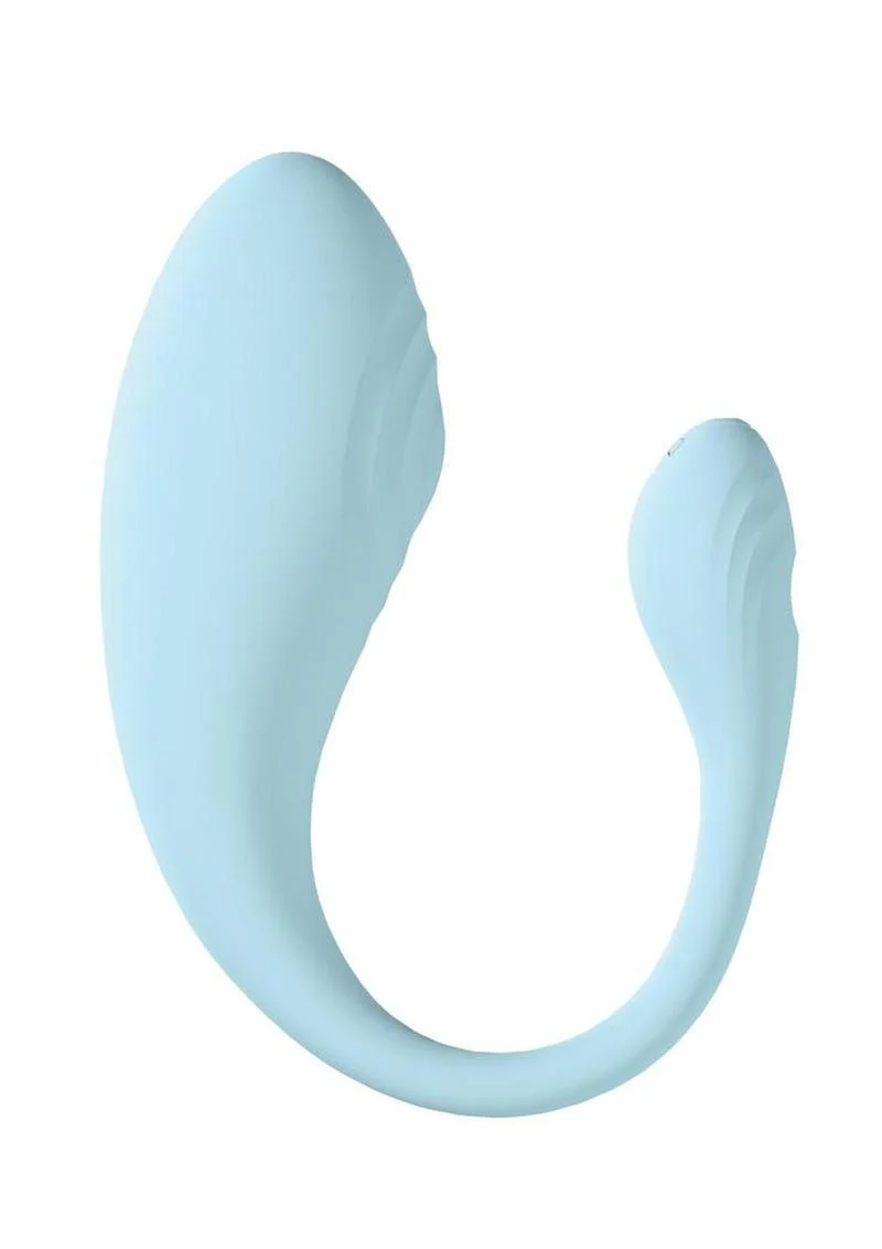 Loveline Wave C-Shape 10 Function Rechargeable Silicone Vibrator with Remote Control - Image 4