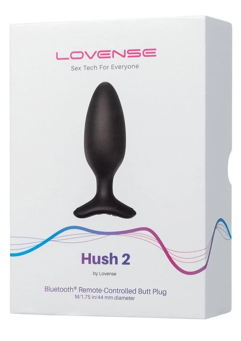 Lovense Hush 2 Rechargeable App Compatible Silicone Vibrating Anal Plug - Image 8
